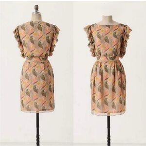 Anthropologie James Coviello Grasby Gardens Dress